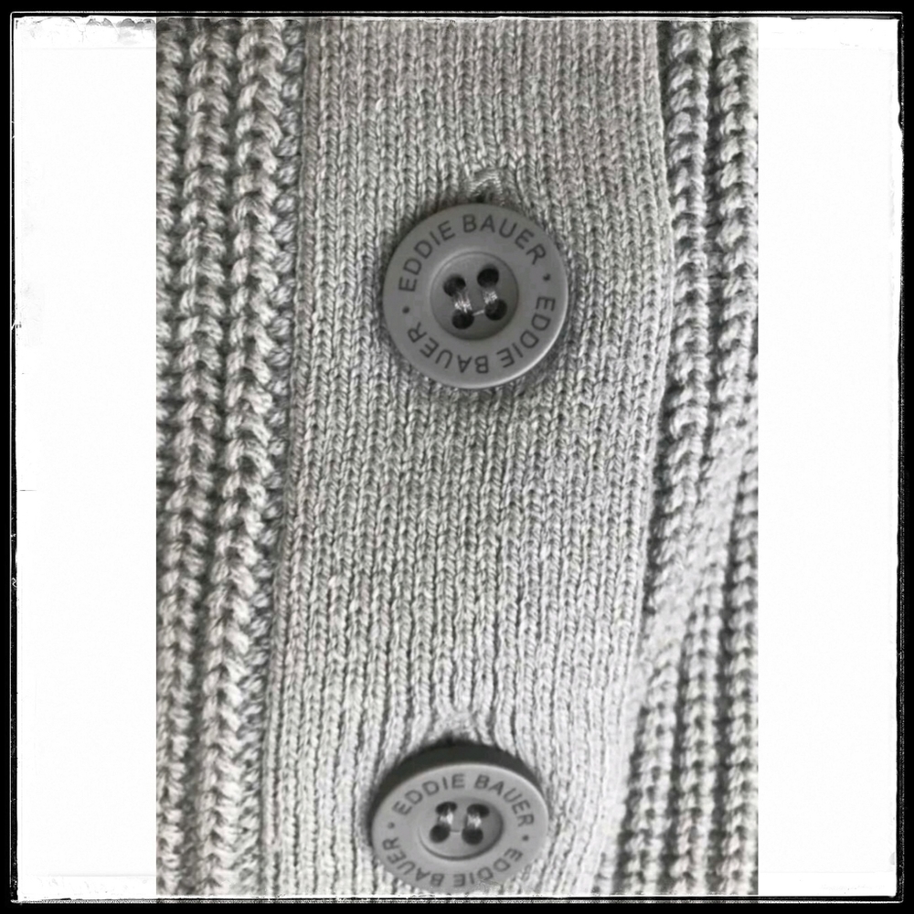 Eddie Bauer*Mens Grey Pullover Sweater - Picture 7 of 10